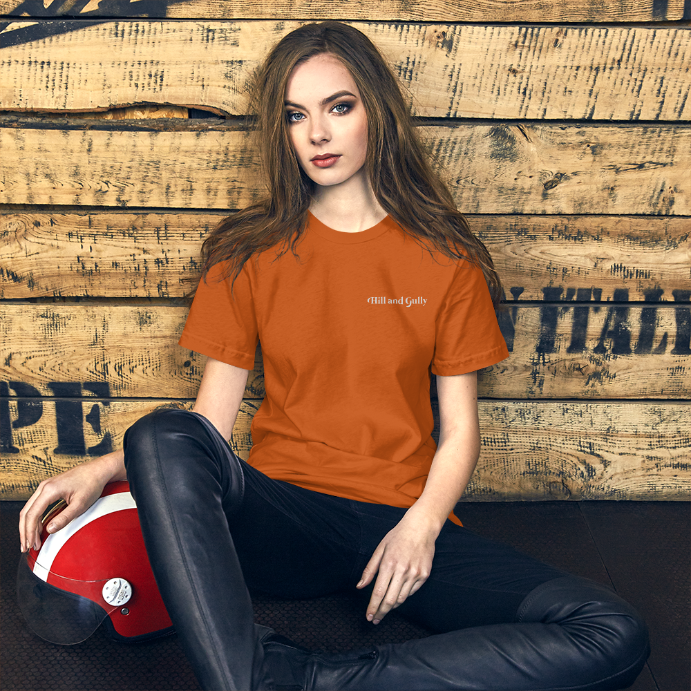 Short-Sleeve Unisex T-Shirt with Left Logo