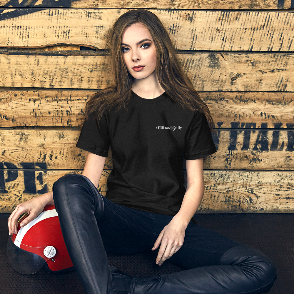 Short-Sleeve Unisex T-Shirt with Left Logo