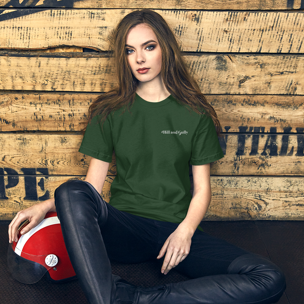 Short-Sleeve Unisex T-Shirt with Left Logo