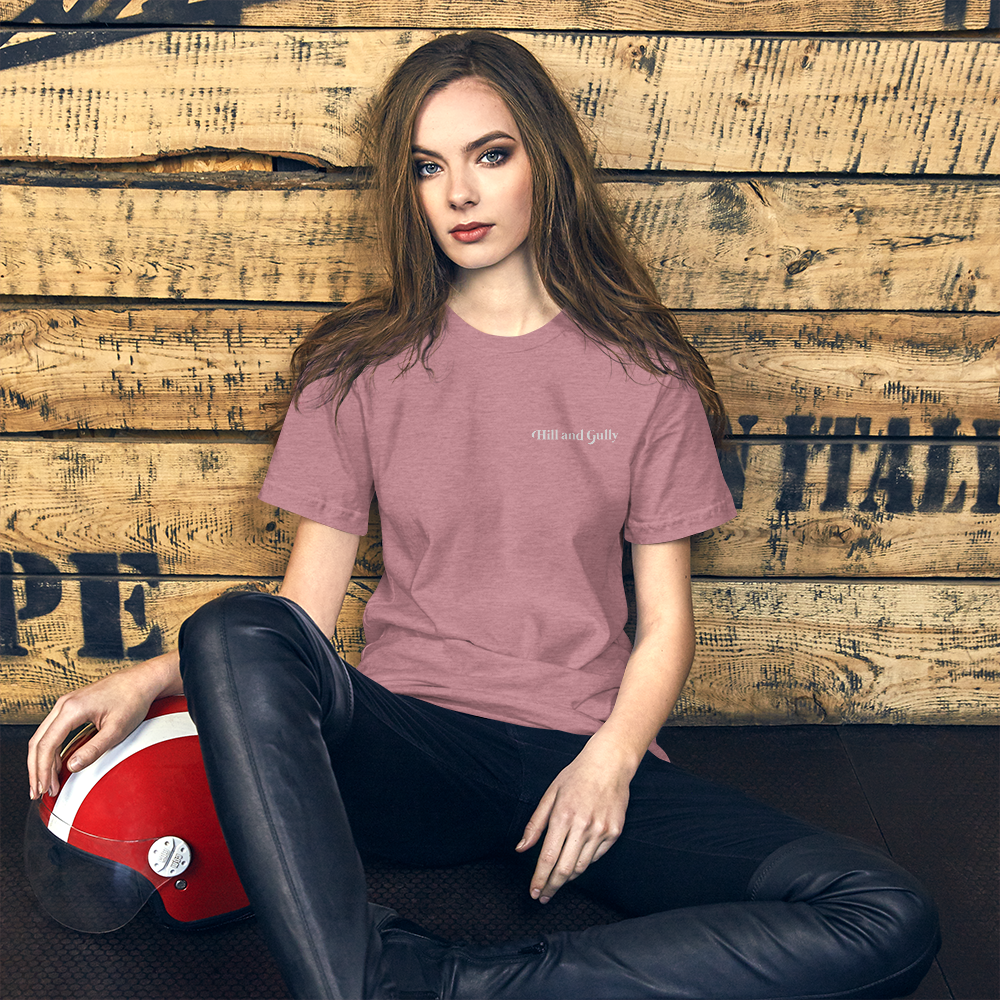 Short-Sleeve Unisex T-Shirt with Left Logo