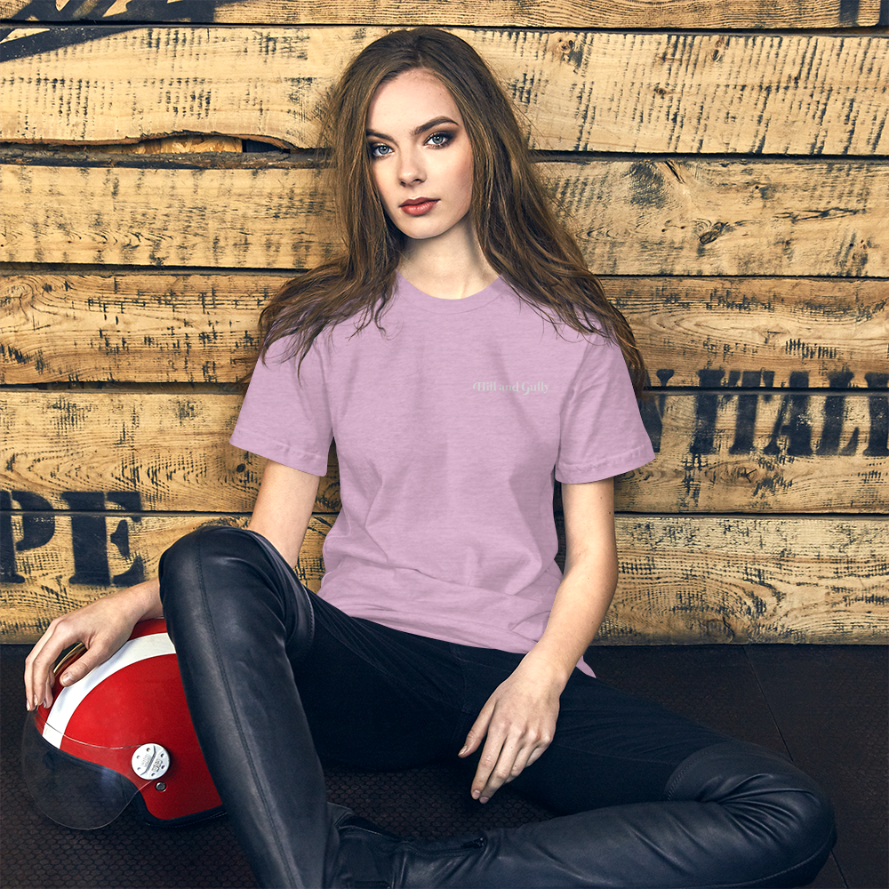 Short-Sleeve Unisex T-Shirt with Left Logo