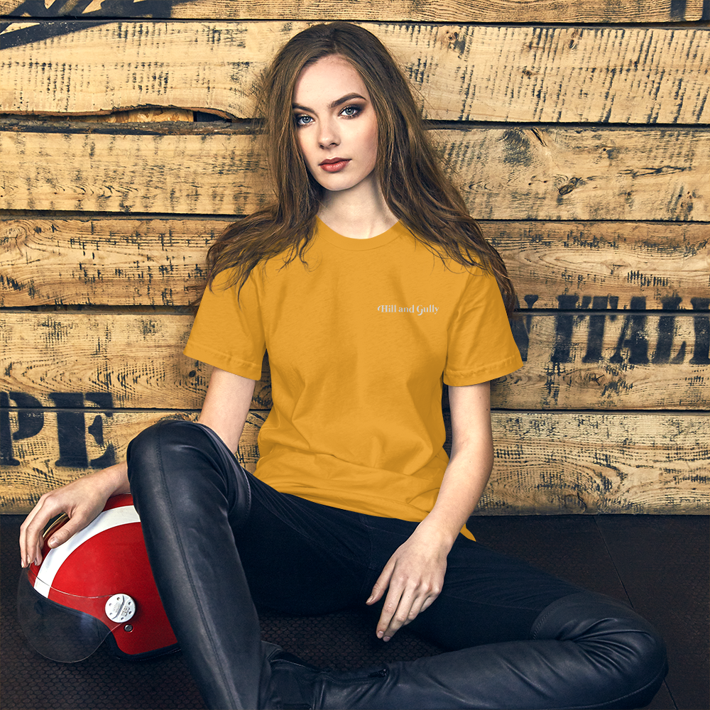 Short-Sleeve Unisex T-Shirt with Left Logo