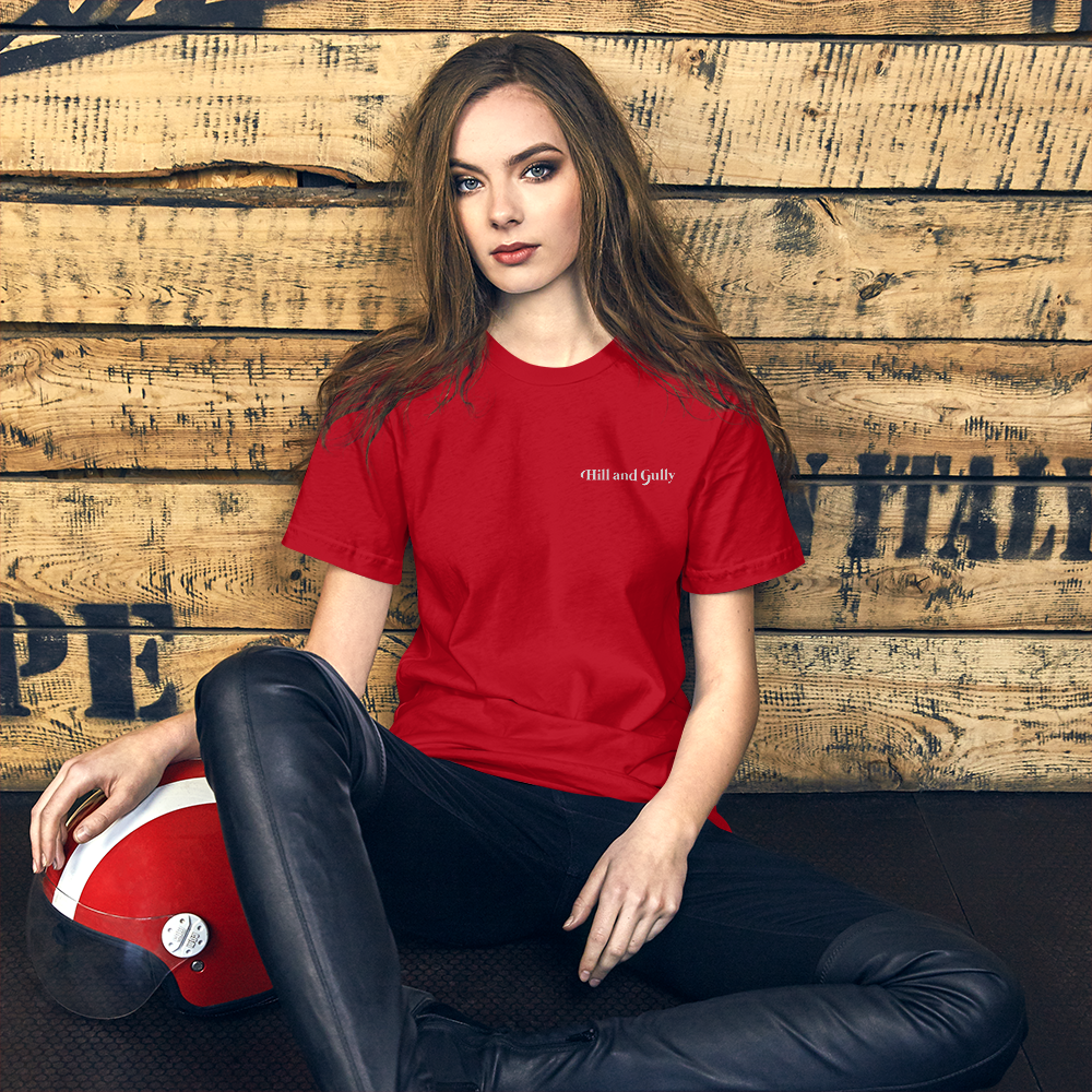 Short-Sleeve Unisex T-Shirt with Left Logo