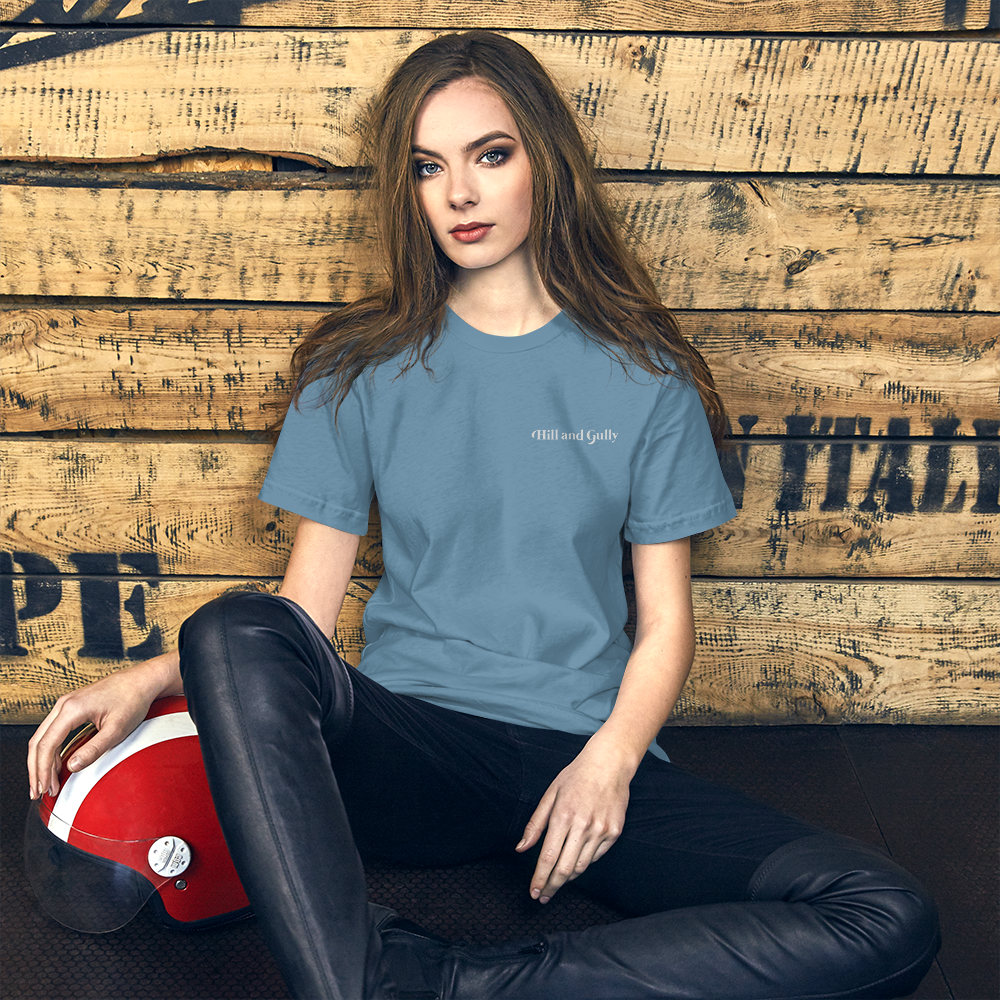 Short-Sleeve Unisex T-Shirt with Left Logo