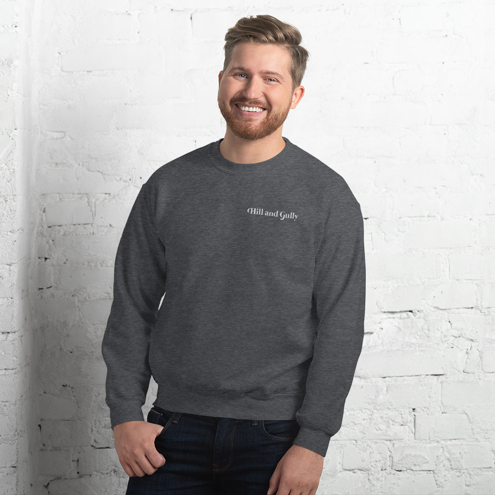 Unisex Sweatshirt with Print Lettering