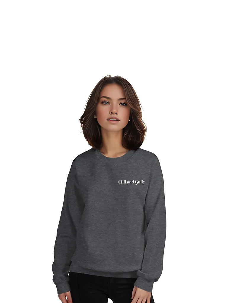 Unisex Sweatshirt with Print Lettering