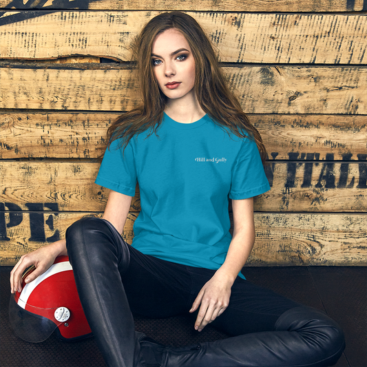 Short-Sleeve Unisex T-Shirt with Left Logo