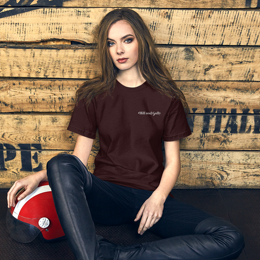 Short-Sleeve Unisex T-Shirt with Left Logo